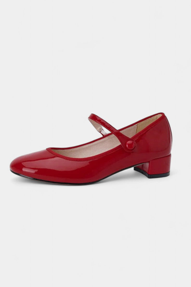 Livy Mary Janes en Cuir Intemporels