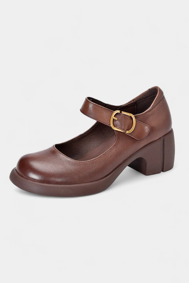 Agnes Zapatos Mary Janes en Cuir