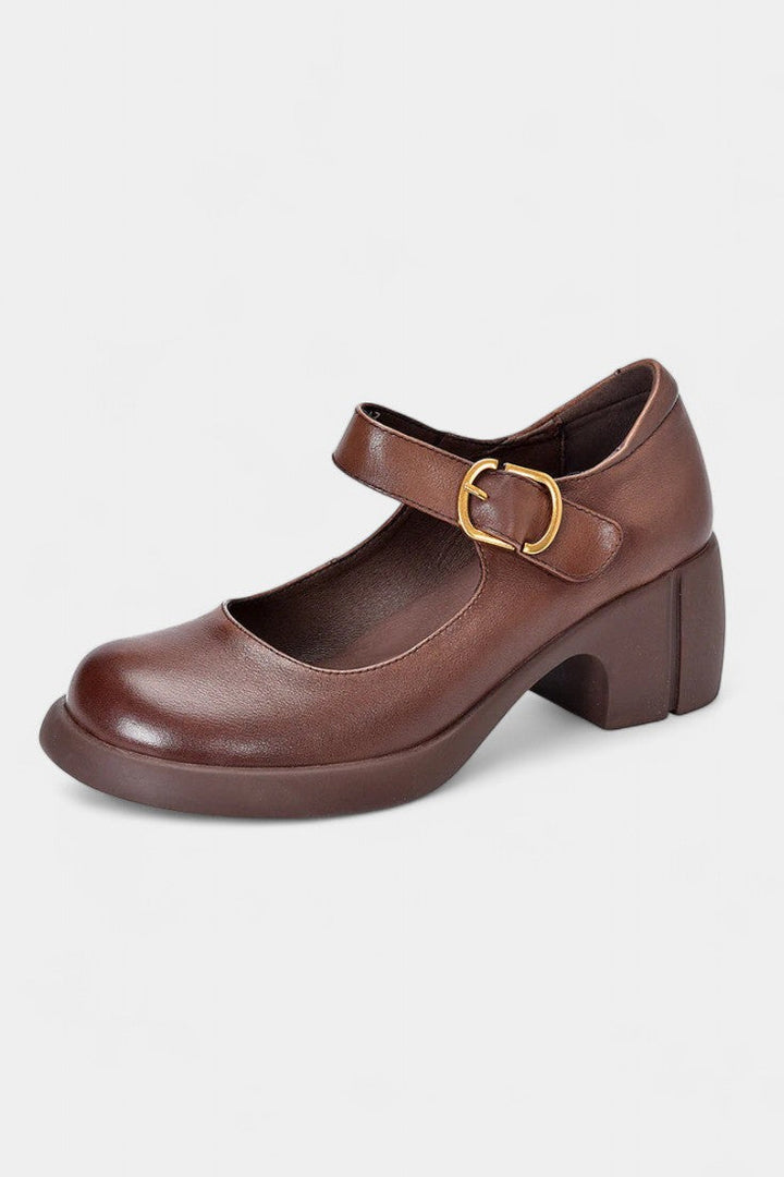 Agnes Zapatos Mary Janes en Cuir