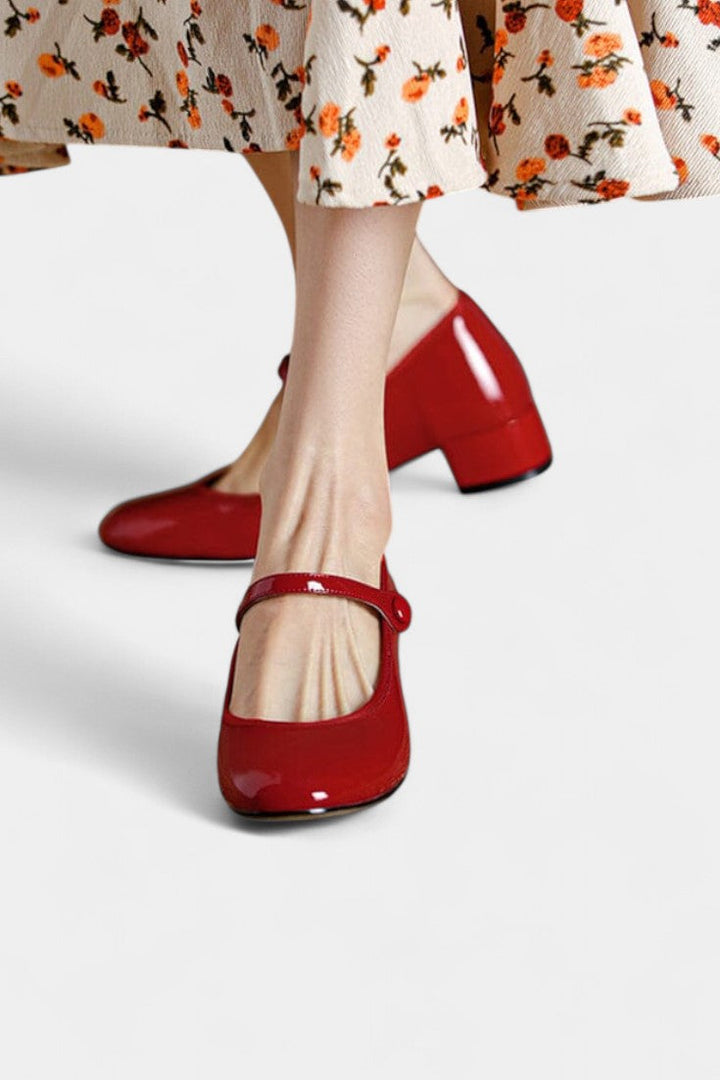 Livy Mary Janes en Cuir Intemporels