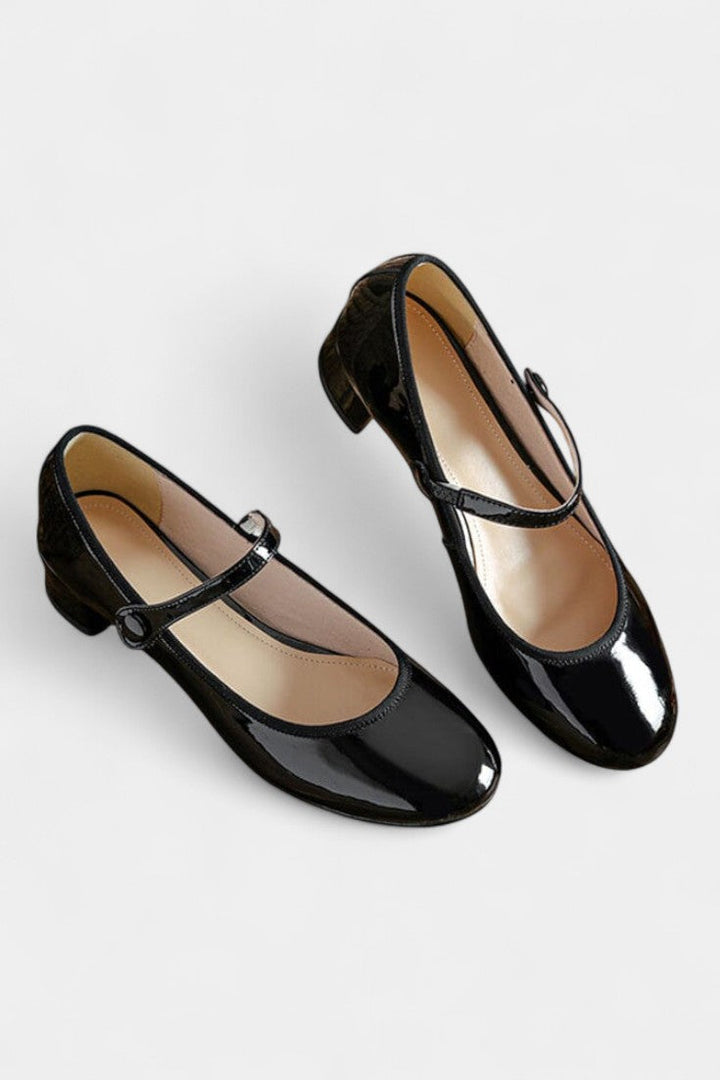 Livy Mary Janes en Cuir Intemporels