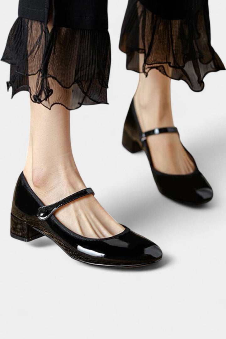 Livy Mary Janes en Cuir Intemporels