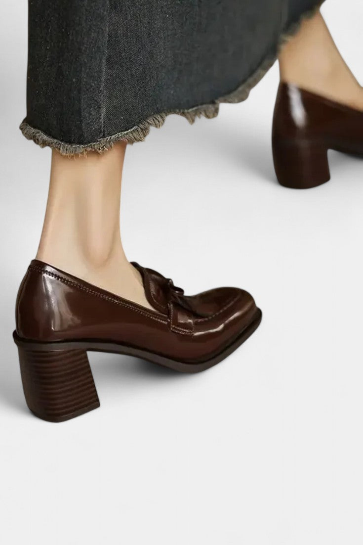 Dorothy Mary Janes avec Talon et Détail de Franges