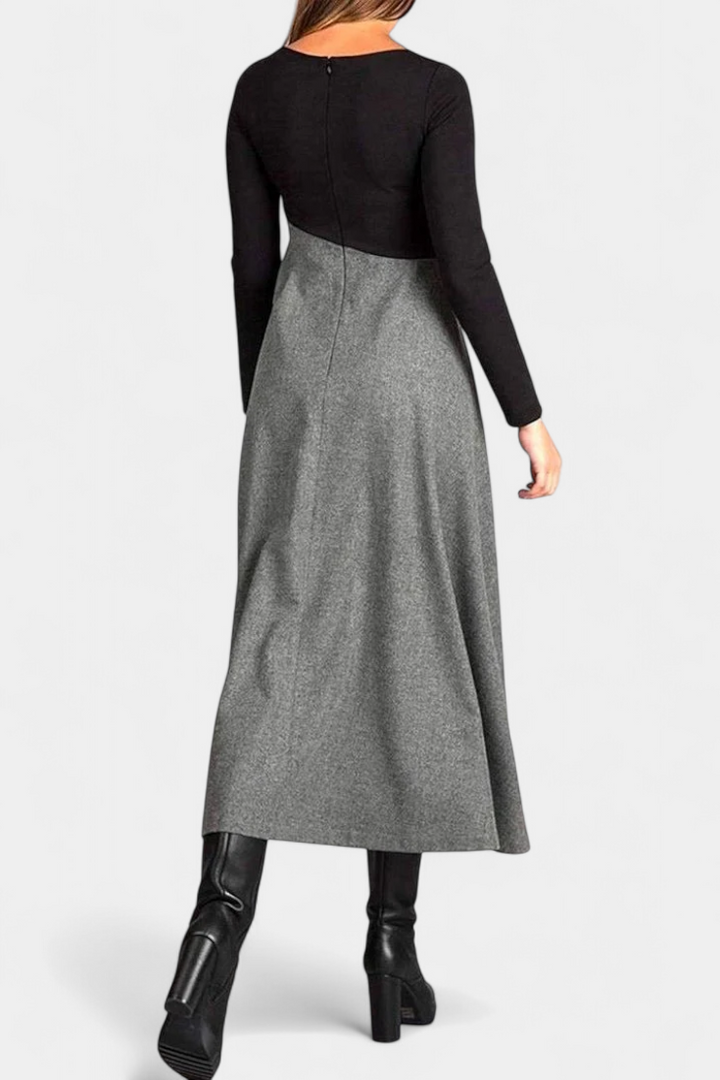 Robe Maxi Bellarose à Manches Longues et Tissu Respirant