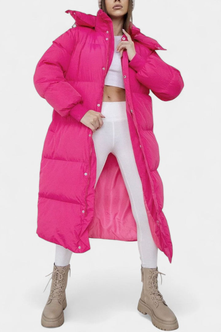 Manteau Puffer d'Hiver Razel avec Capuche