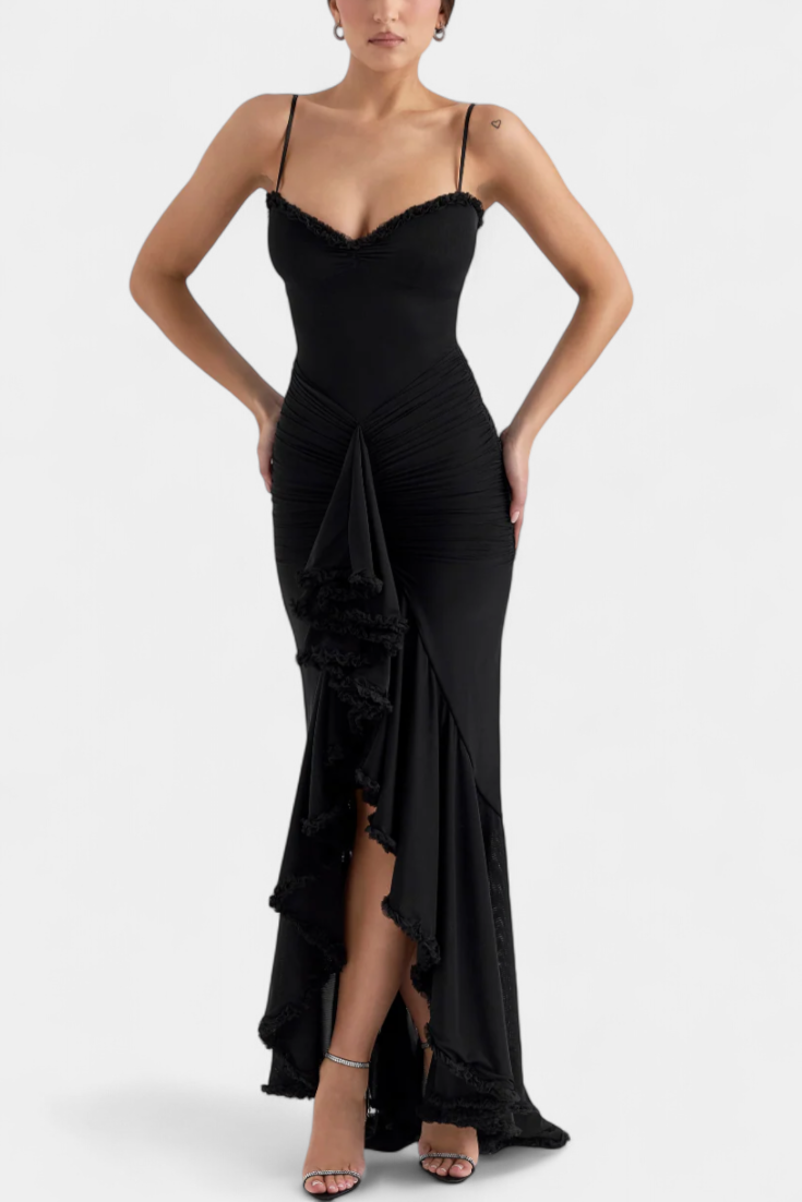 Robe Élodie avec Corset et Volants