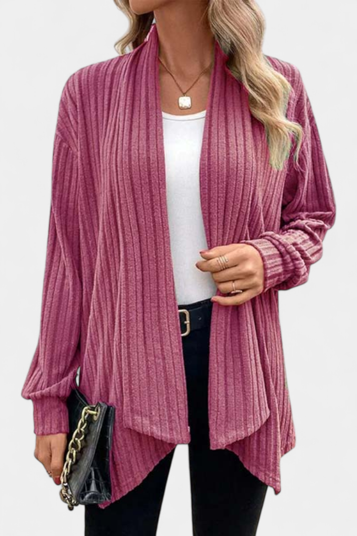 Cardigan Casual Sansel avec Capuche et Poches