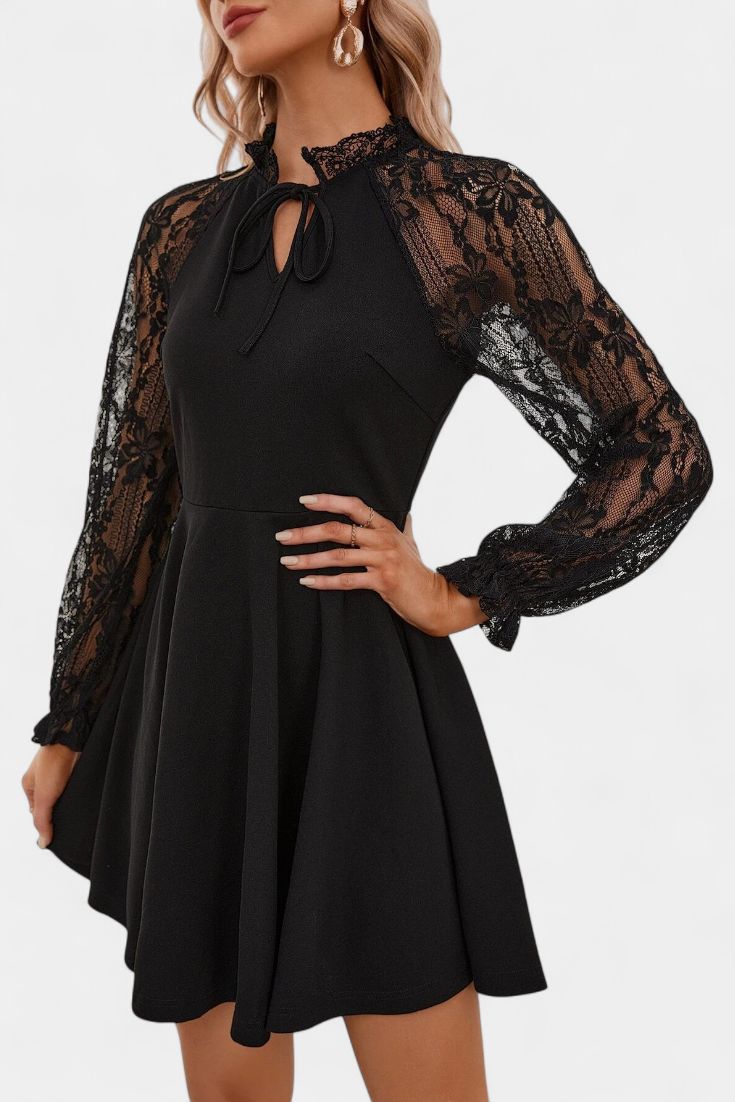 Robe Mini en Dentelle Florale Jasella