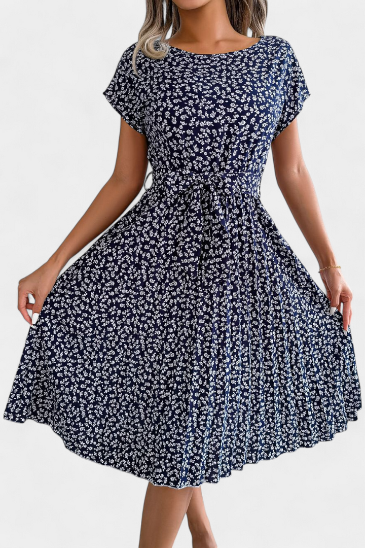 Robe Midi Florale Galilea d'Inspiration Champêtre