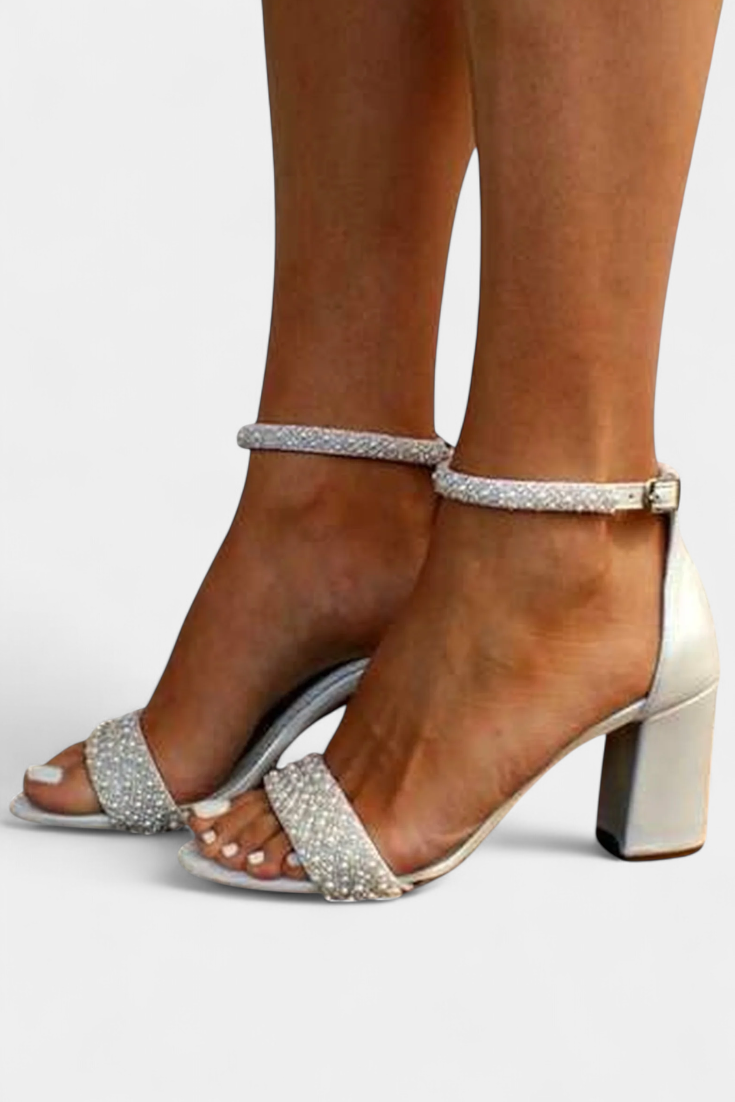 Sandales de Mariée Miorela avec Bandes en Filigrane