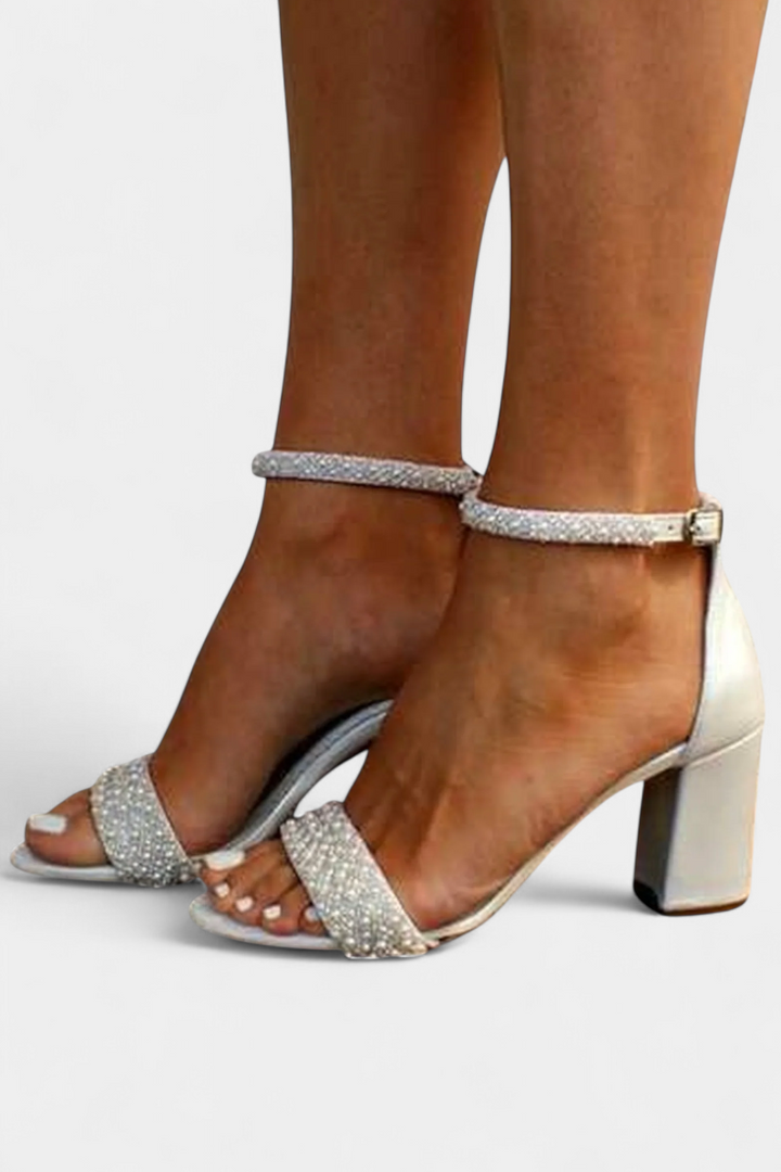 Sandales de Mariée Miorela avec Bandes en Filigrane
