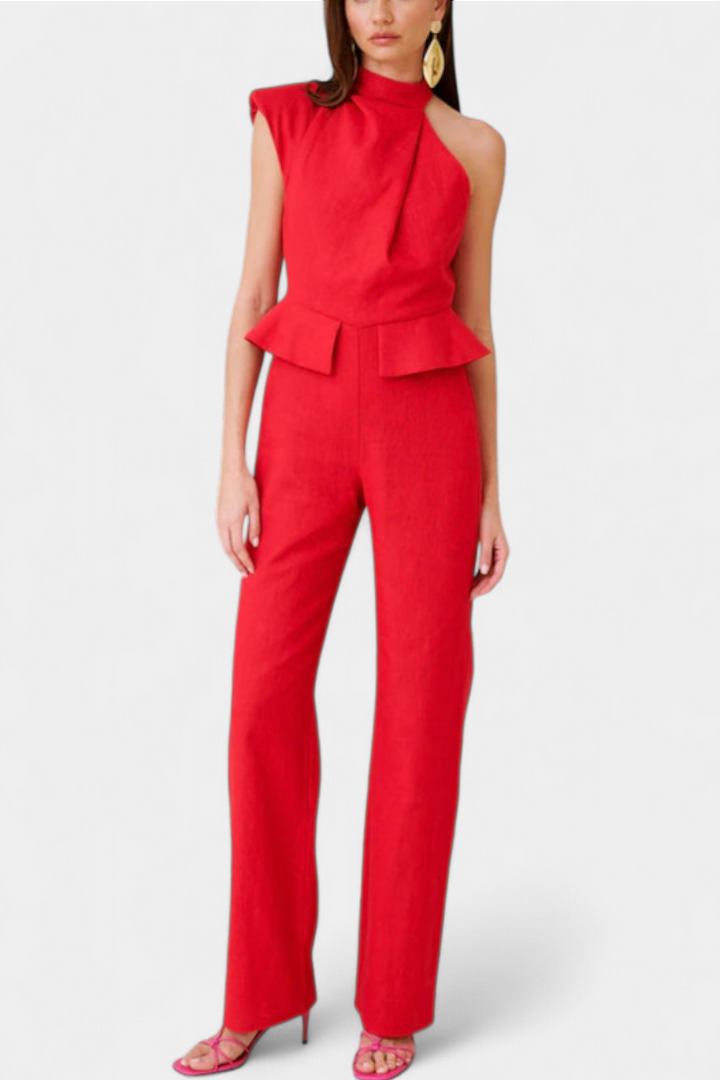 Mono Long Asymétrique en Lin et Coton Nerida