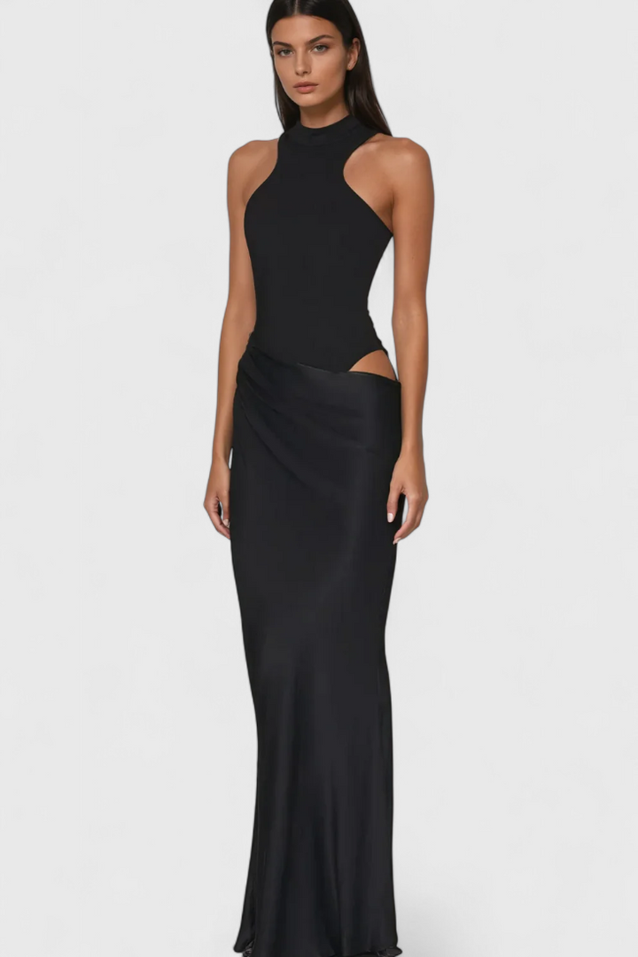 Robe Maxi Mafalda avec Style Débardeur et Silhouette Élancée
