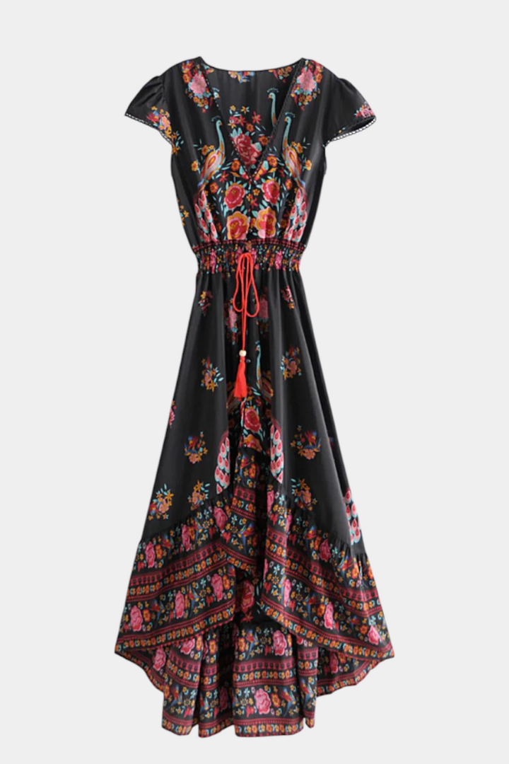 Robe Chiara Floral Boho Chic avec Ceinture Ajustable