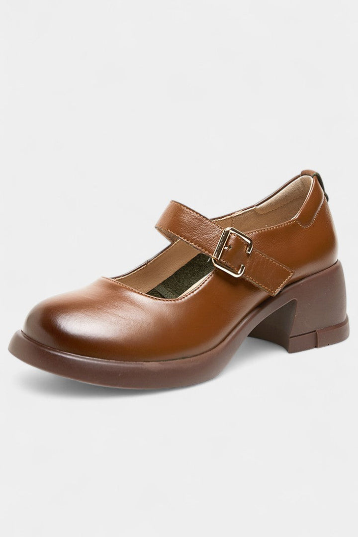Kailyn Chaussures Mary Jane en Cuir