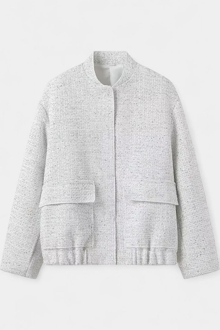 Alvera Veste Texturée d'Hiver avec Poches