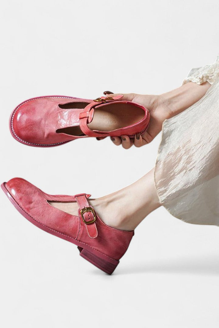 Elsa Mary Janes Élégants avec Bride en T