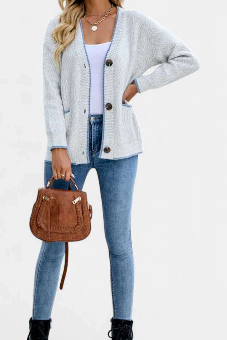 Cardigan Informel Sana avec Poches