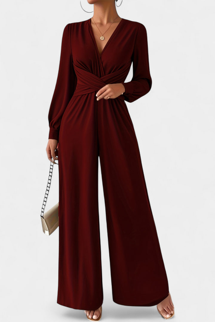 Eudora Costume Élégant pour Femme avec Col en V