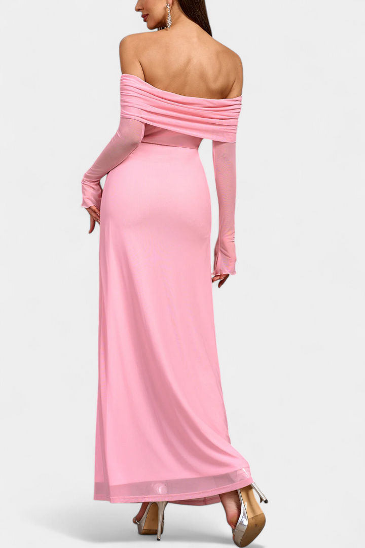 Robe Ajustée en Maille Lorelei avec Décolleté Droit