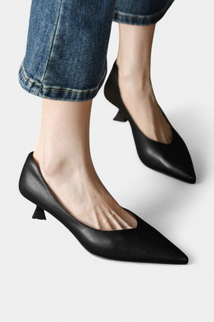 Gerda Mary Janes Élégants avec Pointe Aiguisée