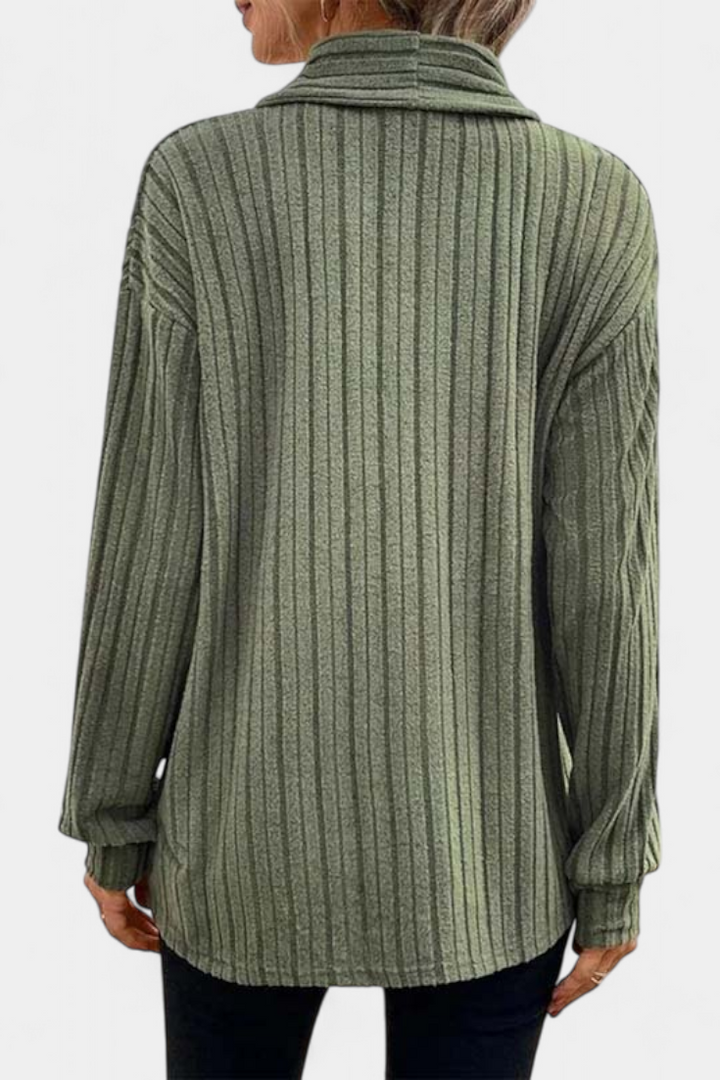 Cardigan Casual Sansel avec Capuche et Poches