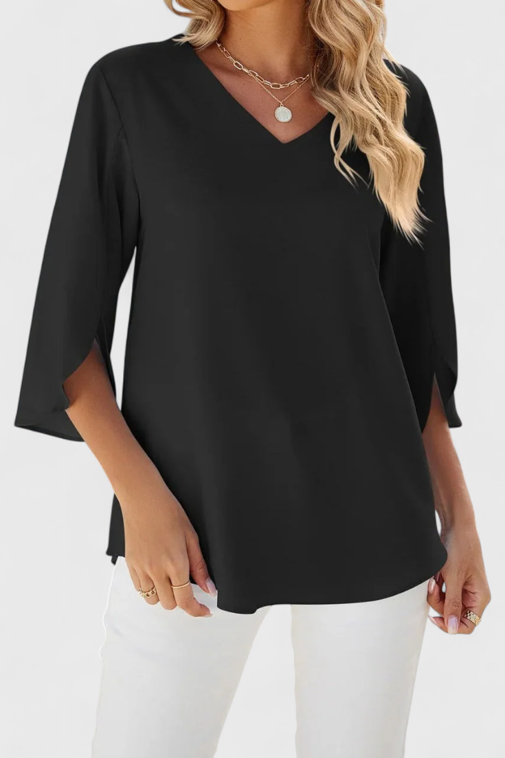 Tabitha Blouse Décontractée avec Coupe Ample et Style Sophistiqué
