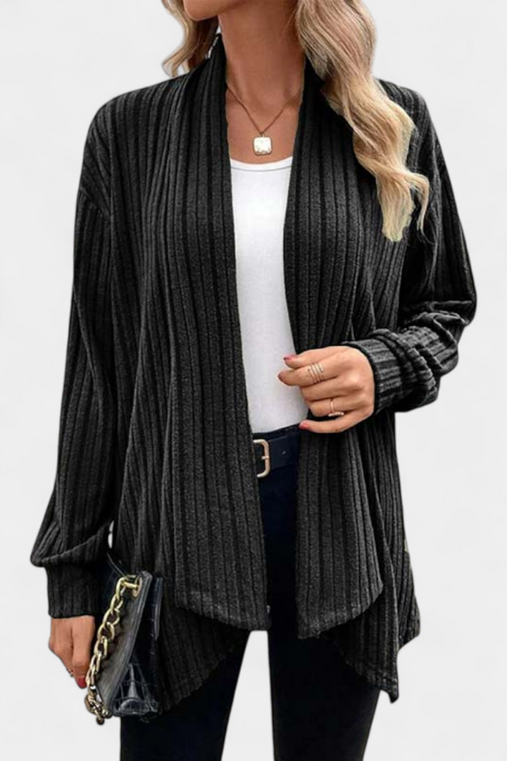 Cardigan Casual Sansel avec Capuche et Poches