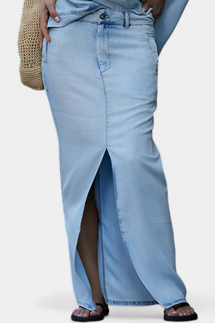 Ensemble Apolonia en Jean Asymétrique avec Ouverture Élégante