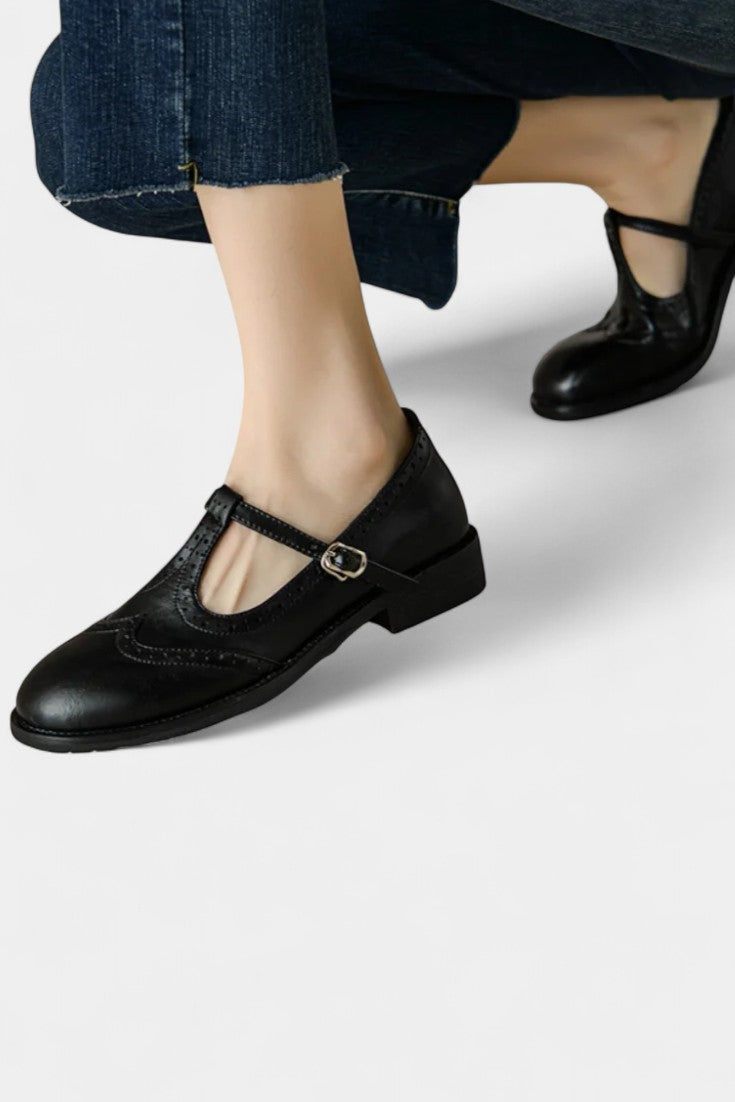 Mary Janes Élégantes avec T-Strap
