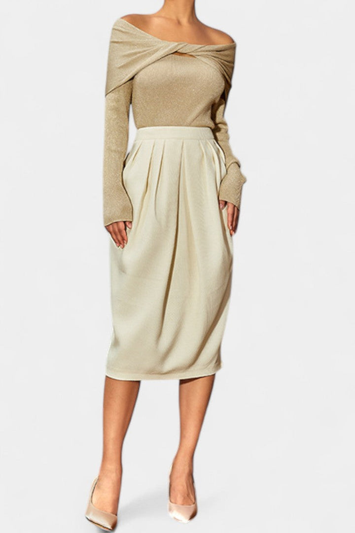 Robe Bodycon Genie avec Découpe Latérale
