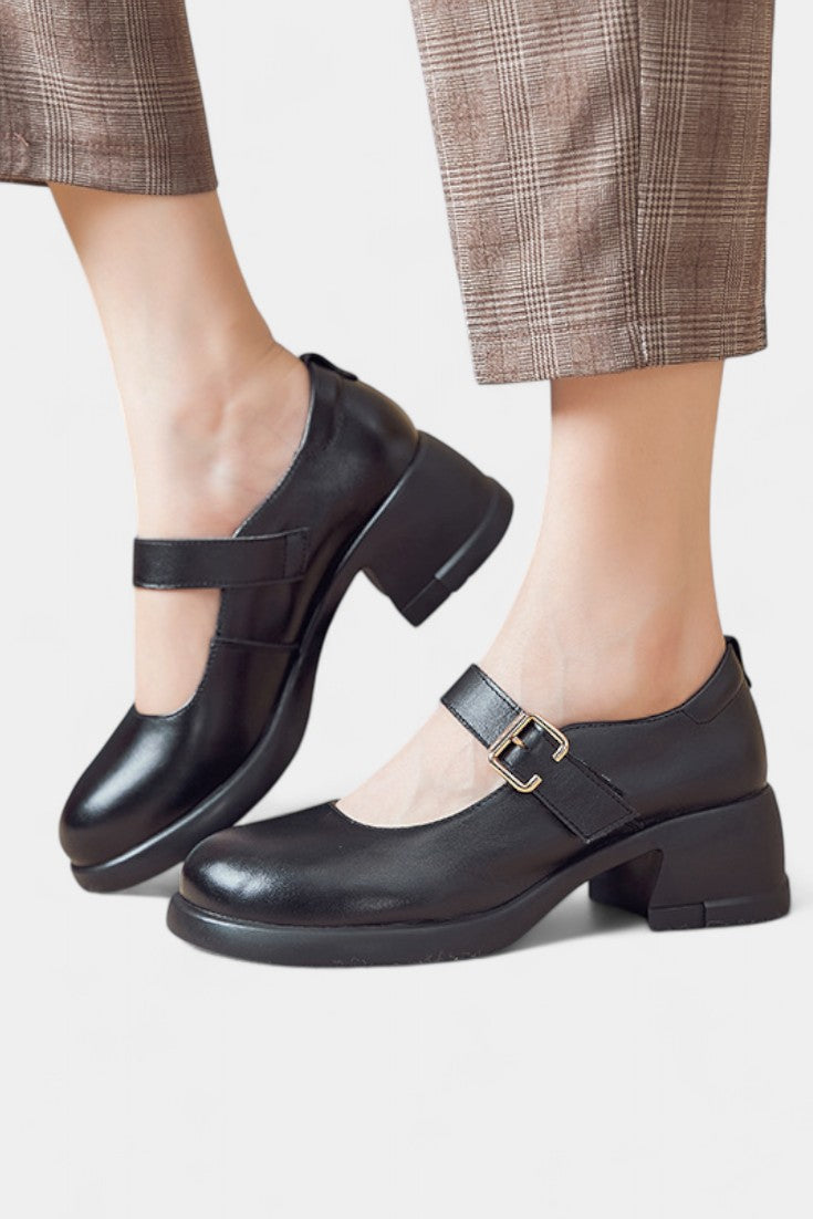 Kailyn Chaussures Mary Jane en Cuir