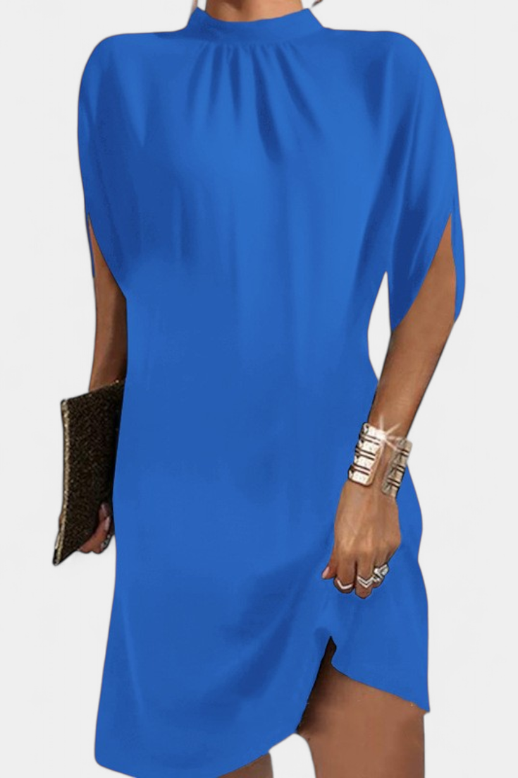Robe Midi Intemporelle Haruna avec Décolleté Rond