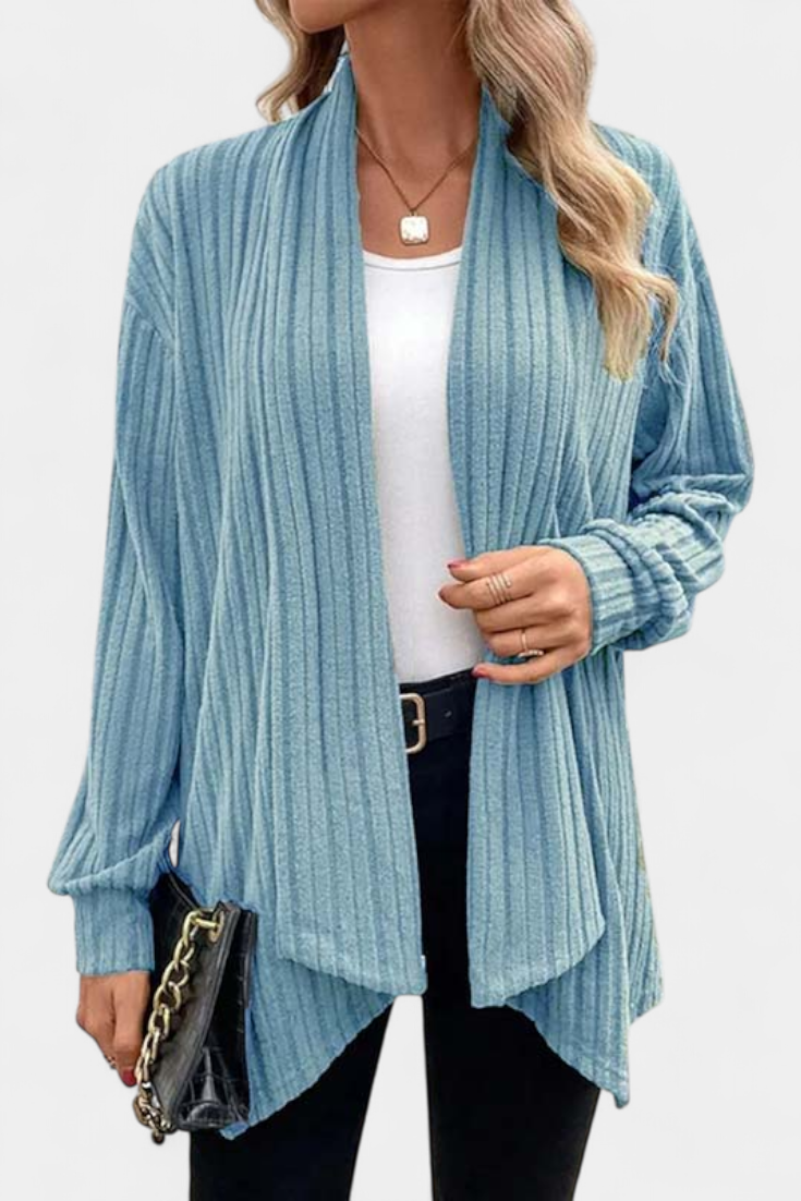 Cardigan Casual Sansel avec Capuche et Poches