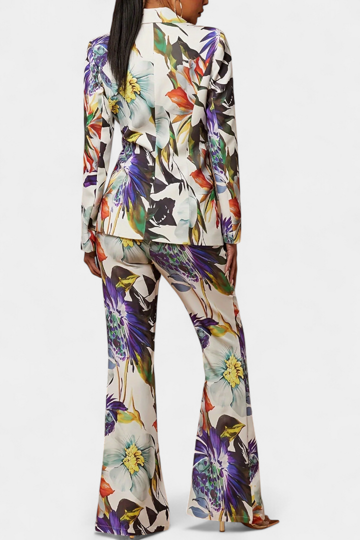 Nicolette Ensemble Floral de Tailleur