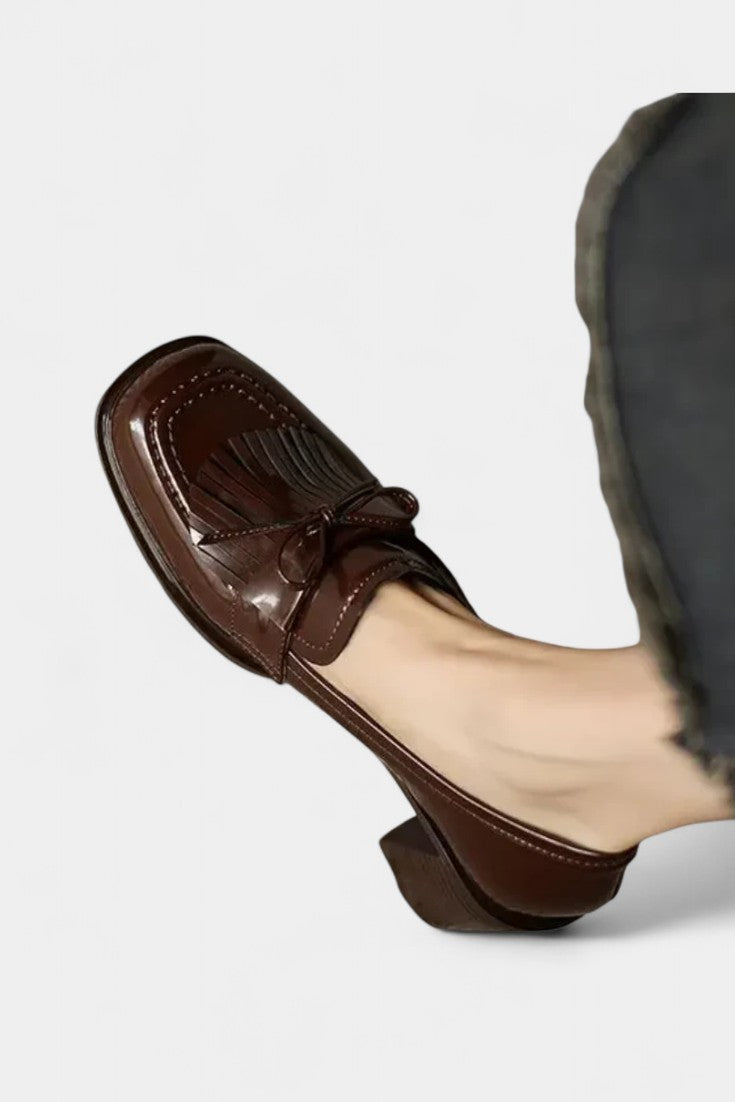 Dorothy Mary Janes avec Talon et Détail de Franges