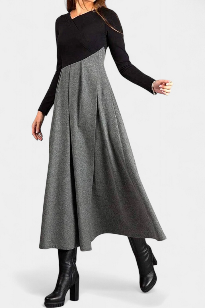 Robe Maxi Bellarose à Manches Longues et Tissu Respirant