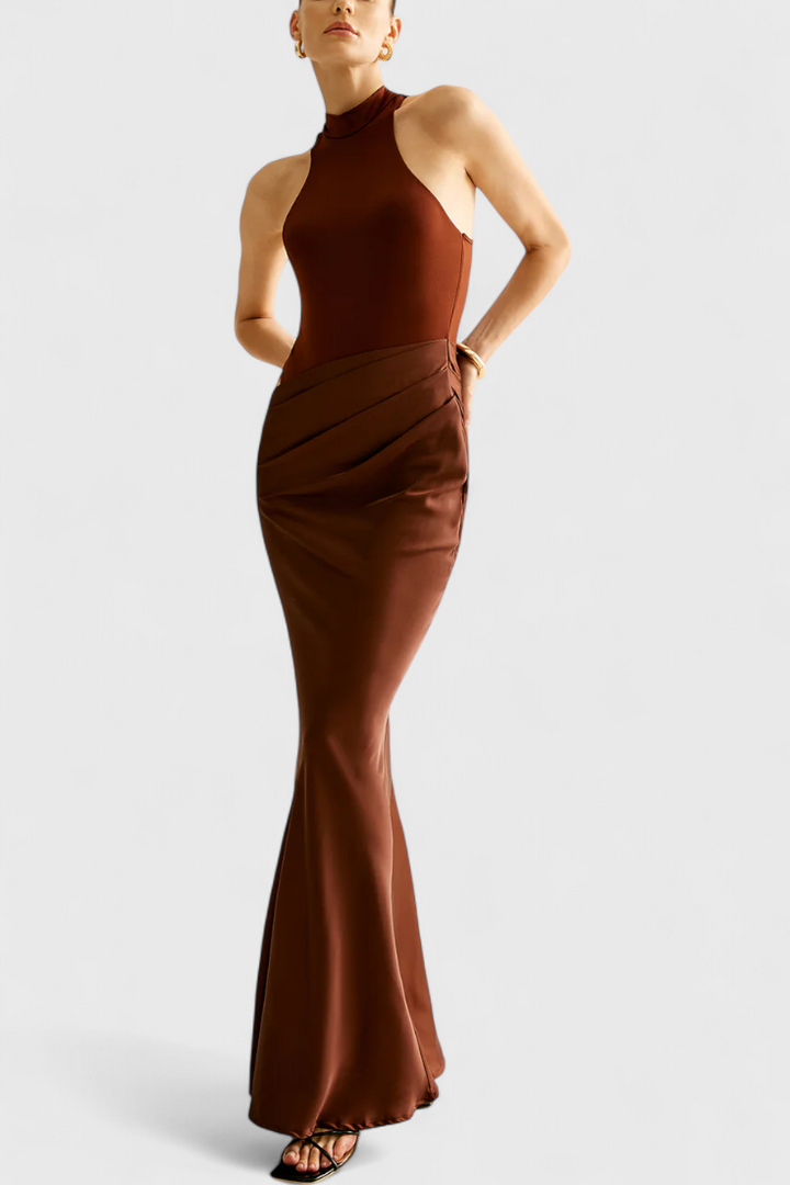 Robe Maxi Mafalda avec Style Débardeur et Silhouette Élancée