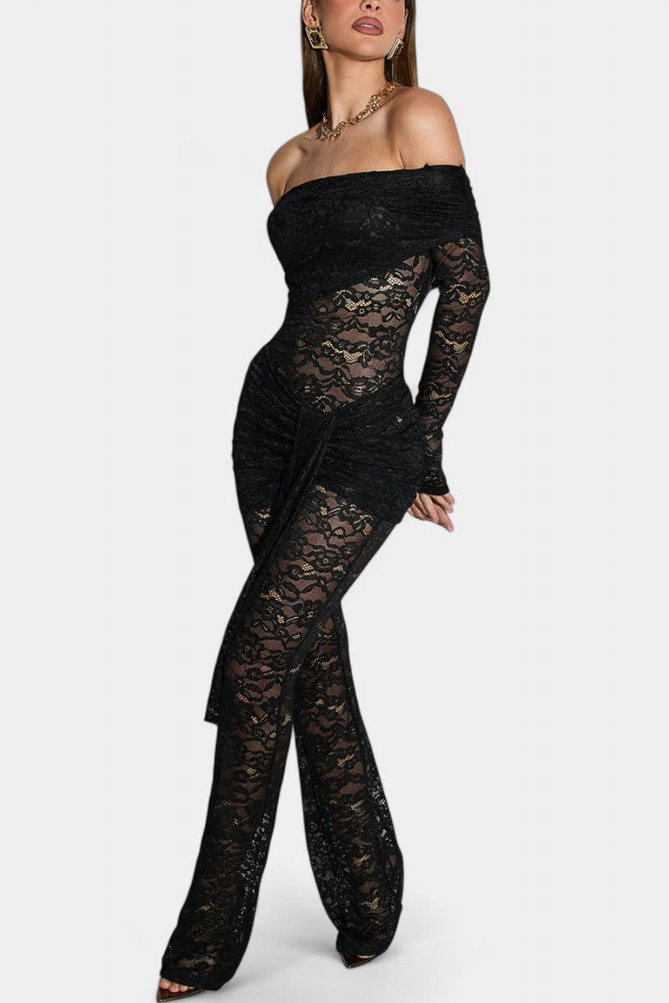 Maristella Mono Flare en Dentelle