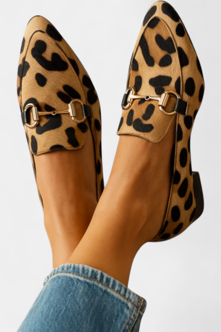Mocassins Lillian Imprimés avec Boucle Métallique