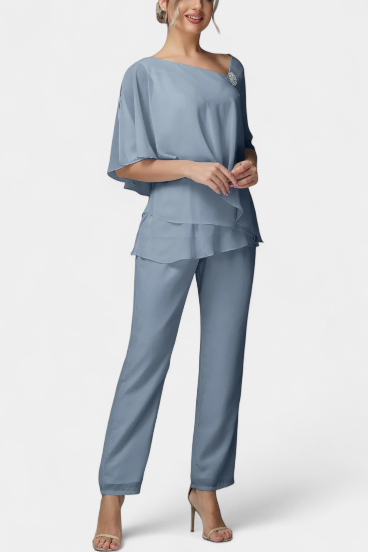 Ensemble Dinah en Deux Pièces avec Silhouette Féminine Sans Effort
