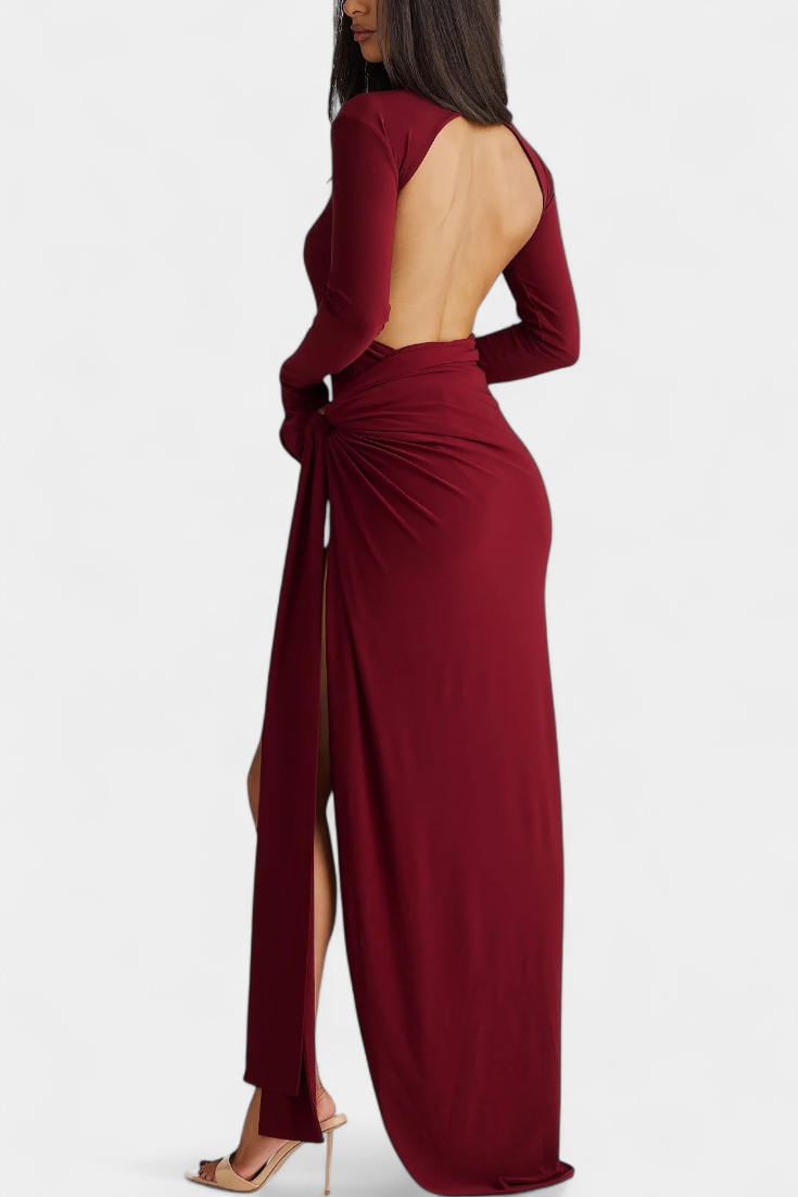 Lira Robe à Dos Nu Intemporelle