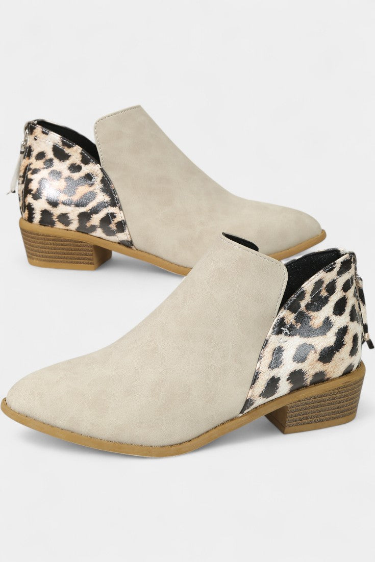 Bottes Orthopédiques Janicee avec Imprimé Léopard