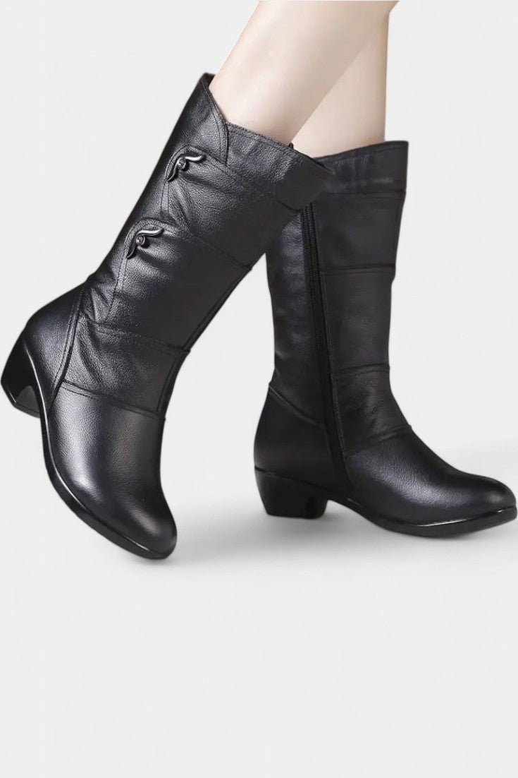 Botines Hadley avec Fermeture Éclair et Semelle Rembourrée