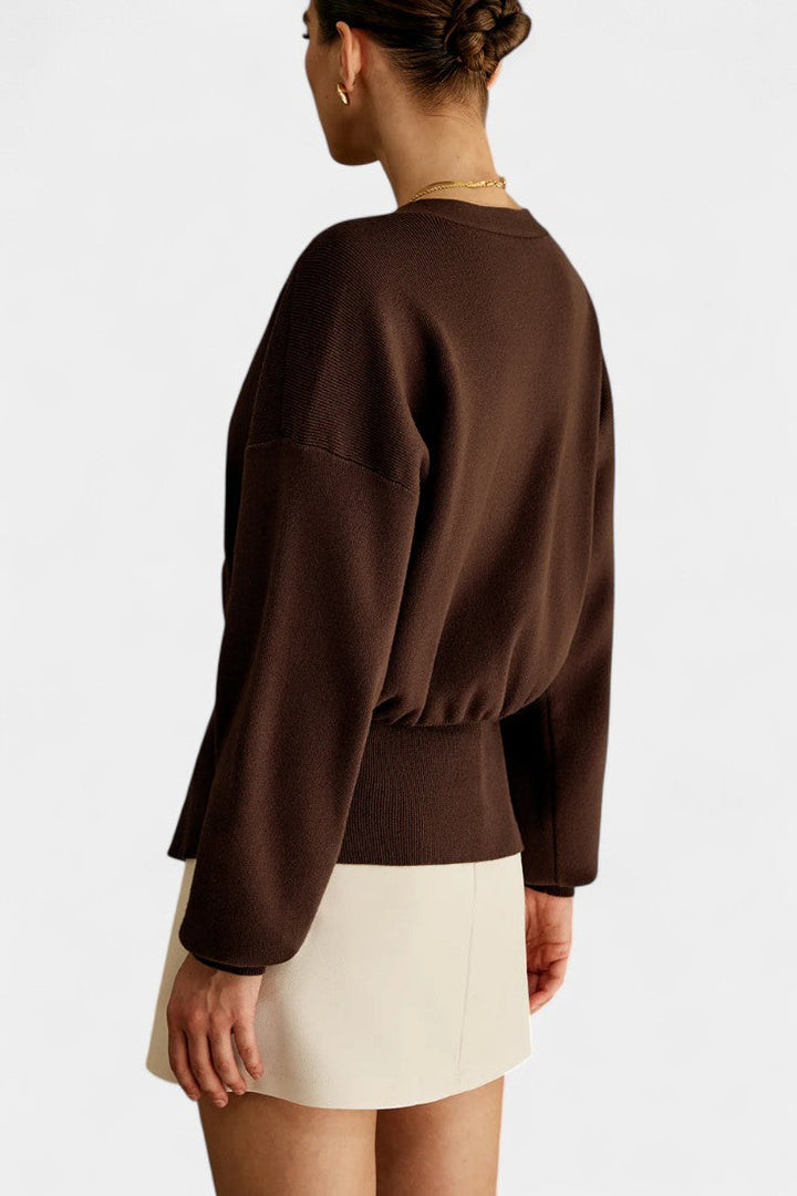 Cardigan Liso Doré Solferina