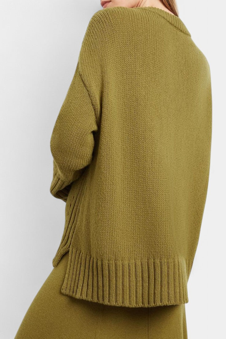 Patricia Ensemble de Pull Col Montant et Jupe Maxi