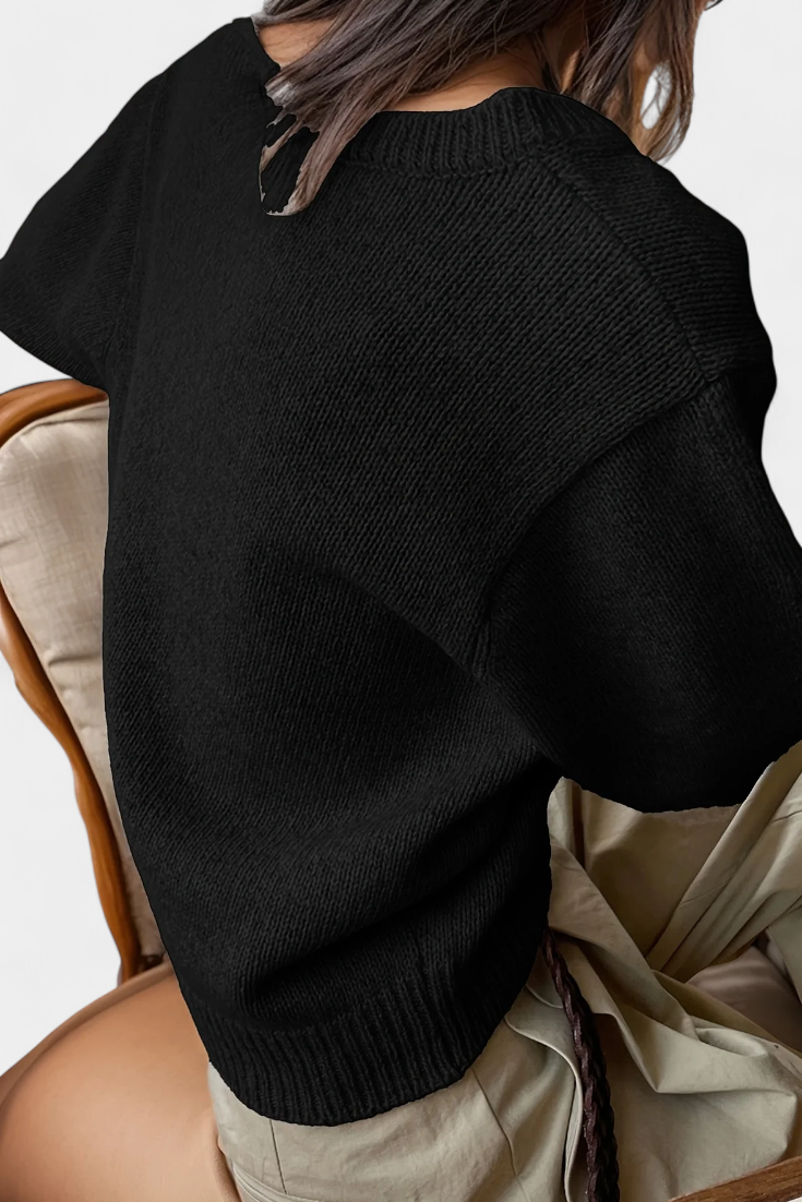 Omarosa Sweat-Shirt Polyvalent à Coupe Moderne