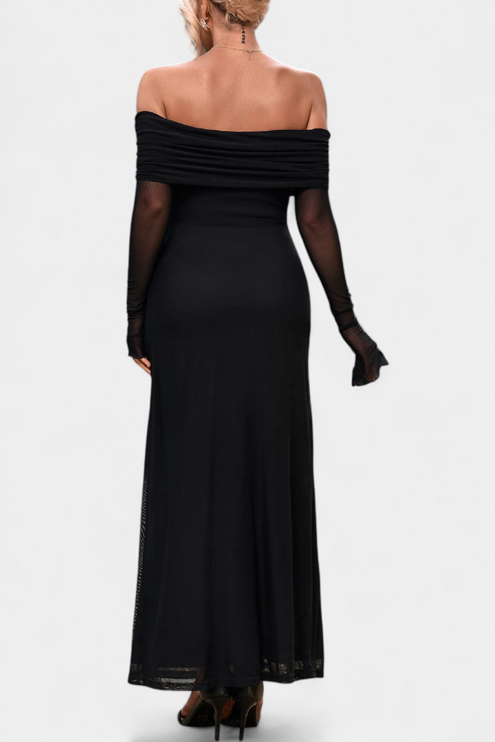Robe Ajustée en Maille Lorelei avec Décolleté Droit