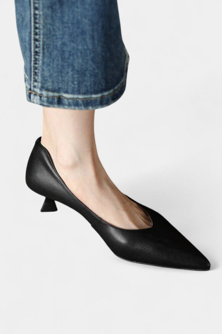 Gerda Mary Janes Élégants avec Pointe Aiguisée