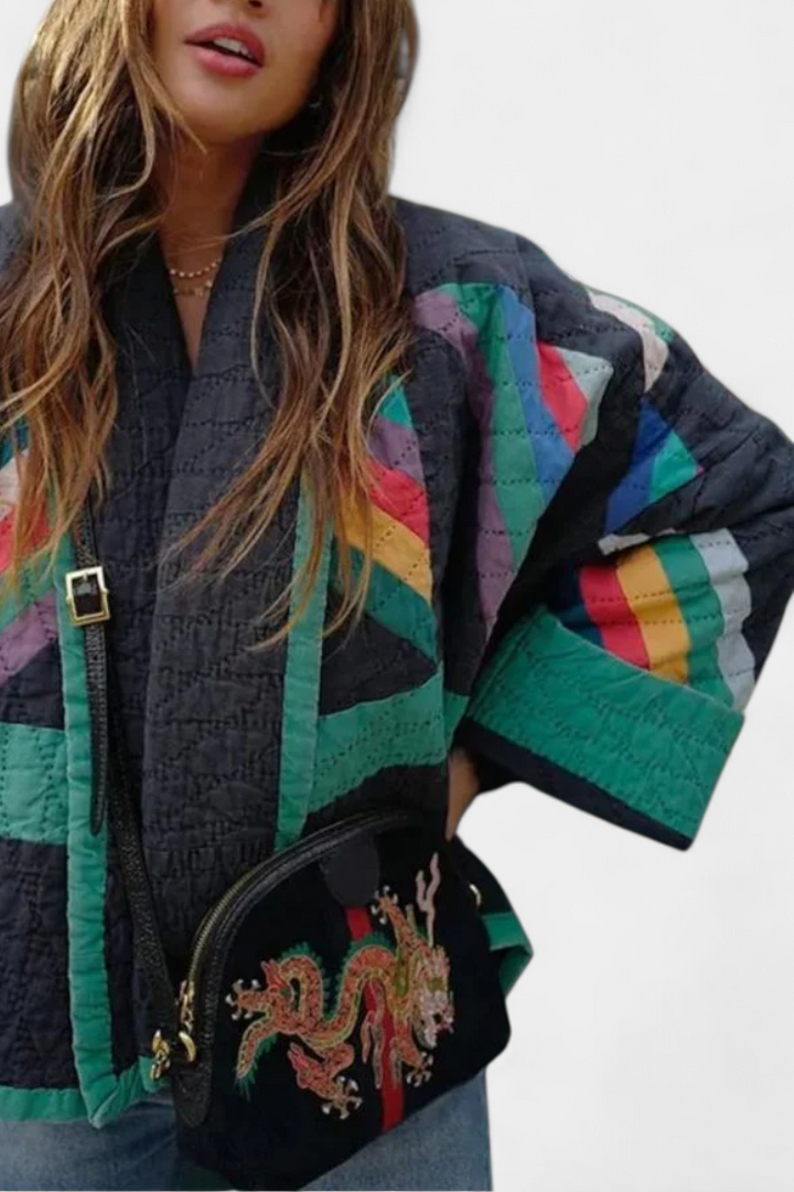 Maika Veste Vintage à Coupe Décontractée
